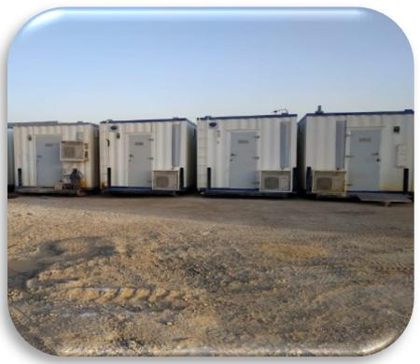 Caravans on site